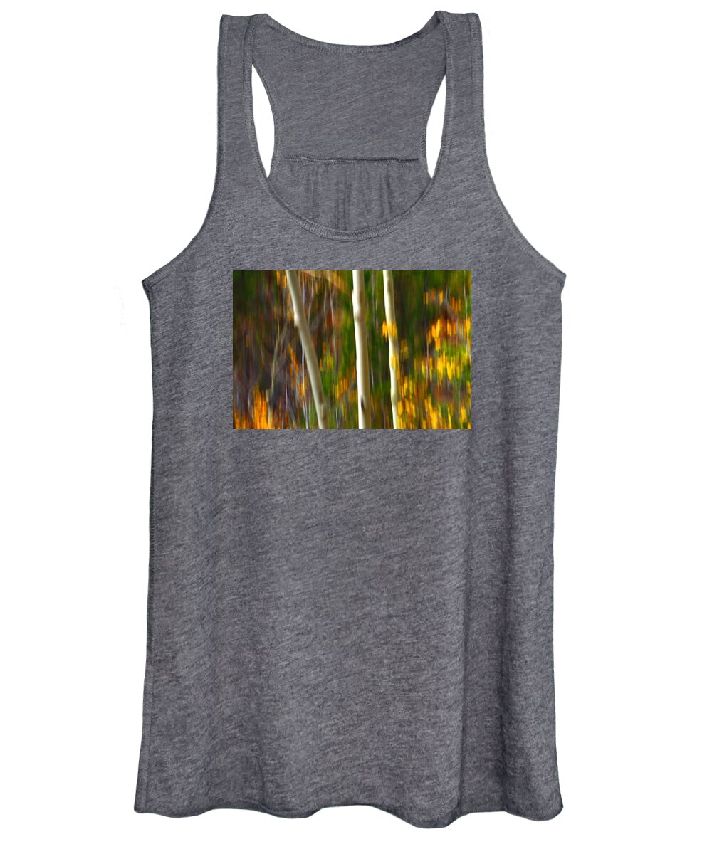 Fall Women's Tank Top featuring the photograph Slipping Through by Mark Ross