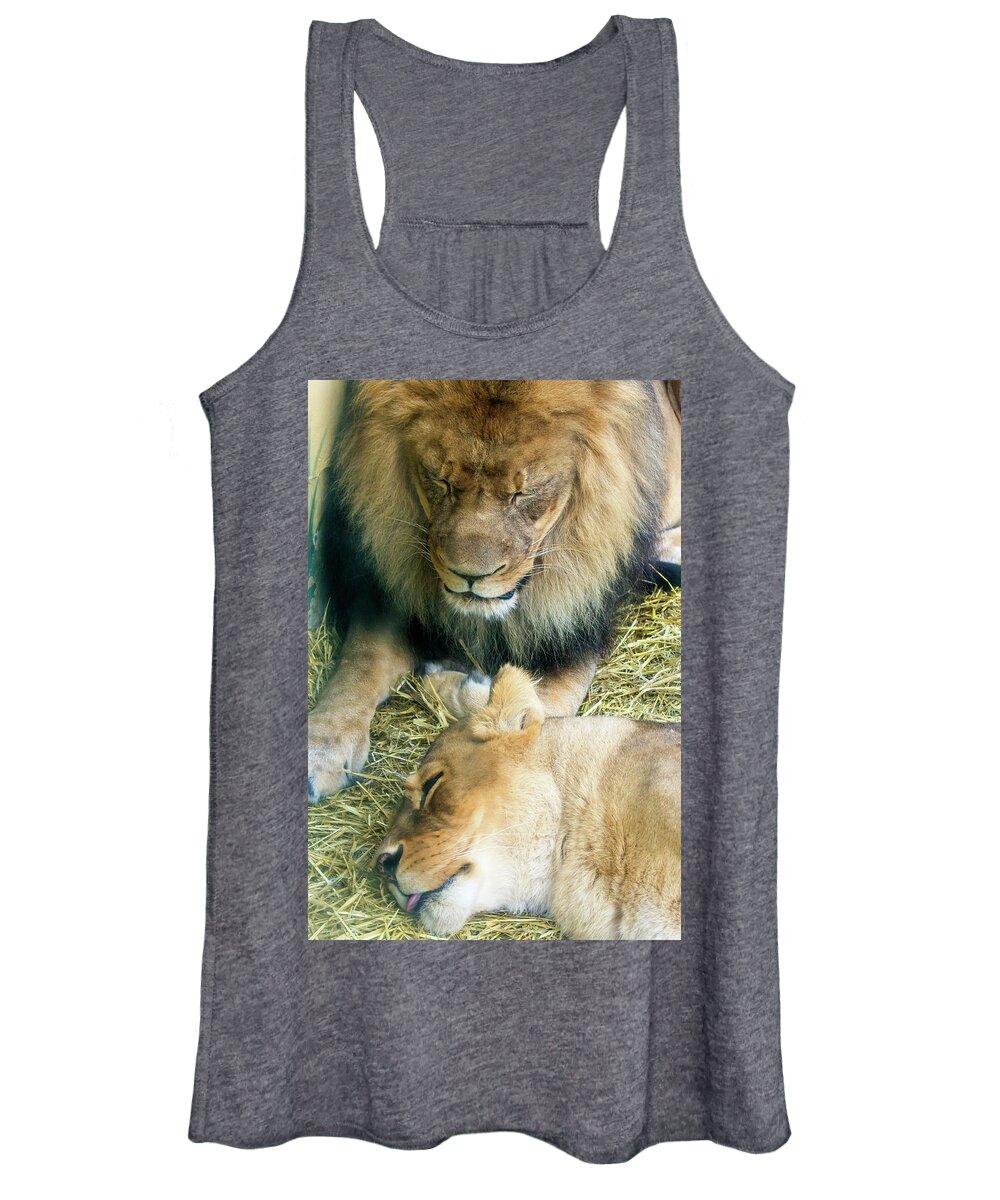 Wildlife Women's Tank Top featuring the photograph Someone to Watch Over Me by David Stasiak