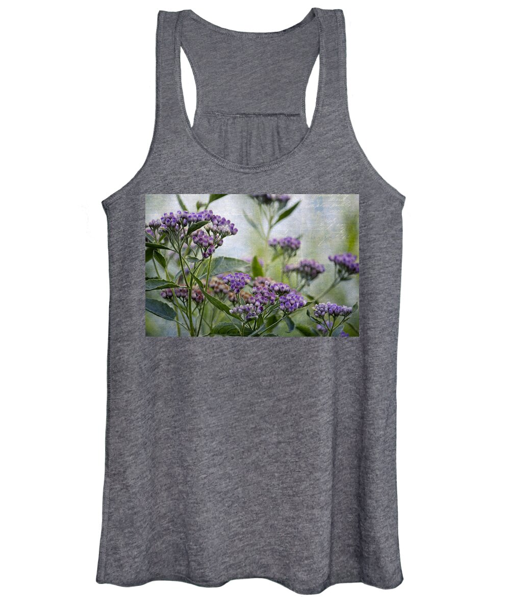 Flowers Women's Tank Top featuring the photograph Sophie's Garden by HH Photography of Florida