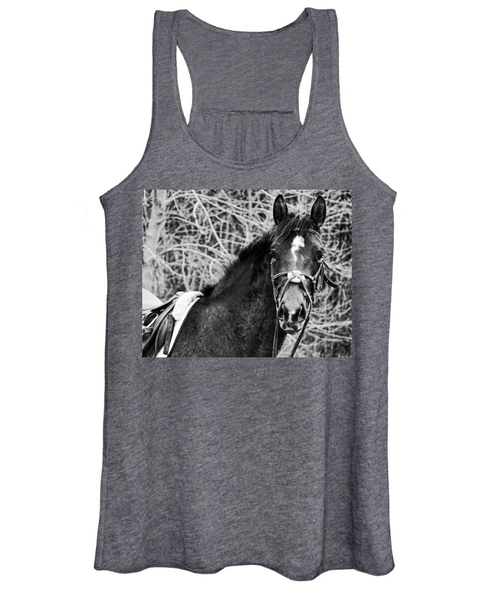 Horse Women's Tank Top featuring the photograph Soul Mate by Traci Cottingham