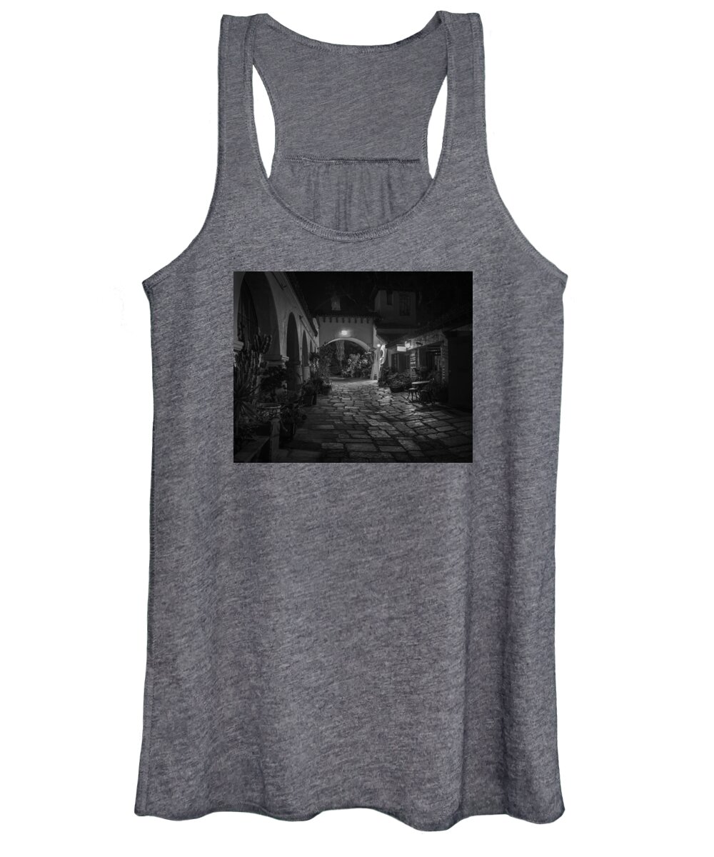 Balboa Park Women's Tank Top featuring the photograph Spanish Village by Dusty Wynne