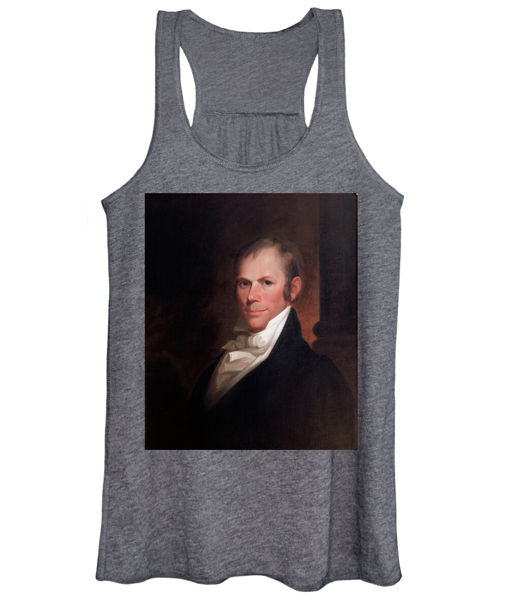 Speakers Of The United States House Of Representatives Women's Tank Top featuring the painting Speakers of the United States House of Representatives, Henry Clay, Kentucky by Celestial Images