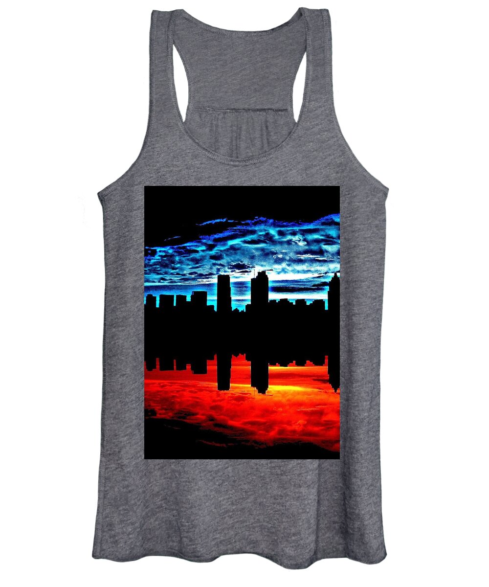 Dark Women's Tank Top featuring the photograph Spin The Perspective by Andy Rhodes