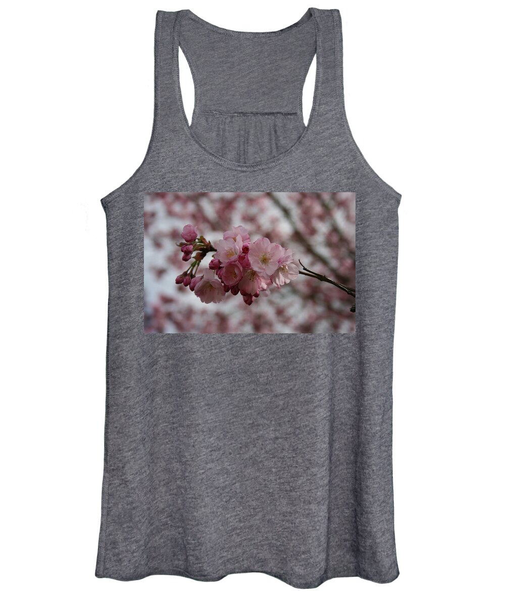 Flower Blte Spring Frhling Pink Rosa Women's Tank Top featuring the photograph Spring Blossom by Anna Bayer