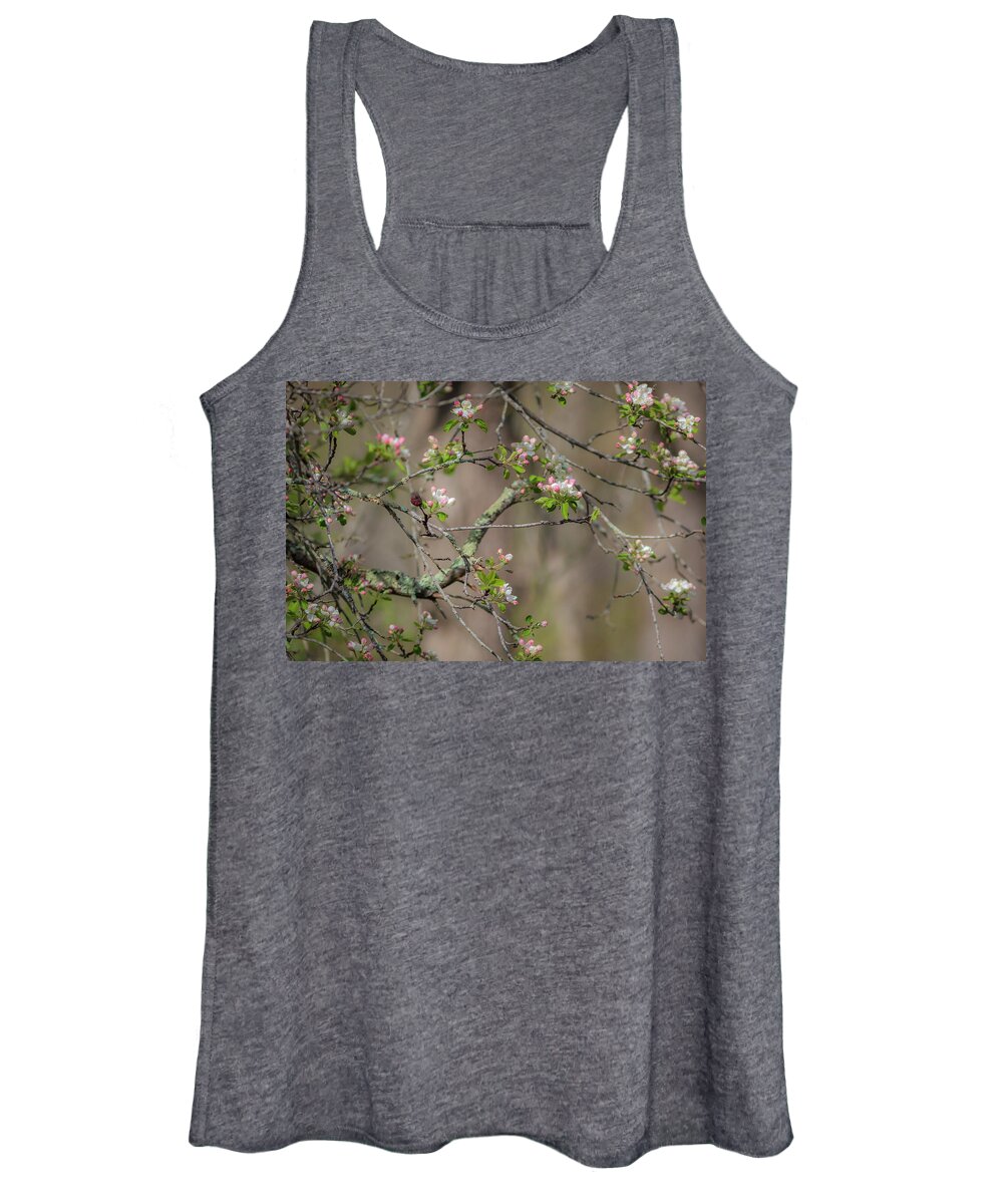 300 Mm F/4 Is Usm Women's Tank Top featuring the photograph Spring Blossoms 2 by Mark Mille