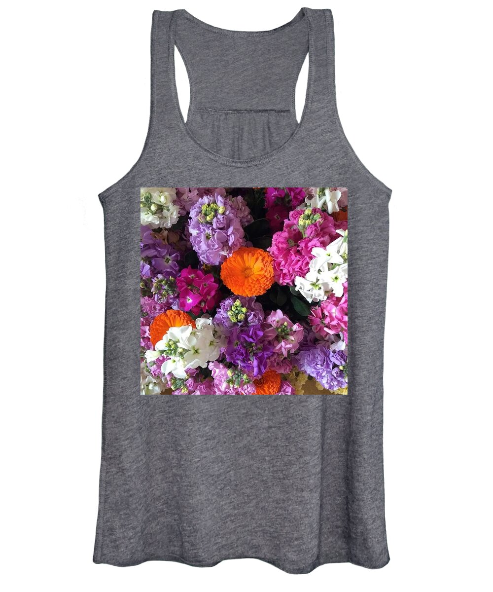 Flowers Women's Tank Top featuring the photograph Spring Colors by Kumiko Izumi