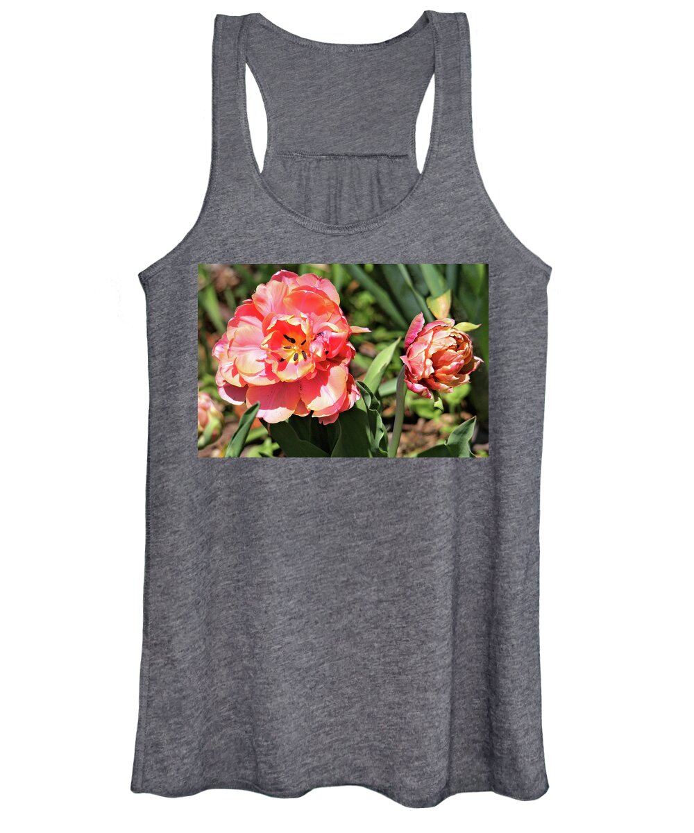 Flowers Women's Tank Top featuring the photograph Spring Tulips by Trina Ansel