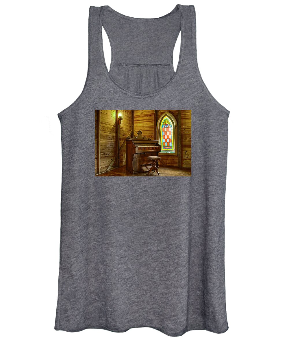 Chapel Women's Tank Top featuring the photograph St. Mary's Chapel at Spanish Point by Mitch Spence