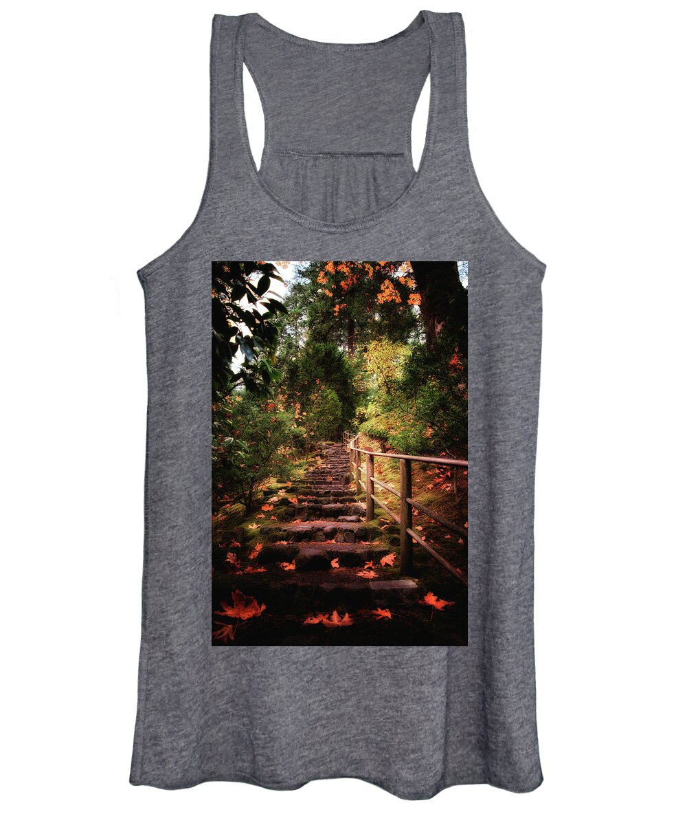 Portland Women's Tank Top featuring the photograph Stairway to Heaven by Raf Winterpacht