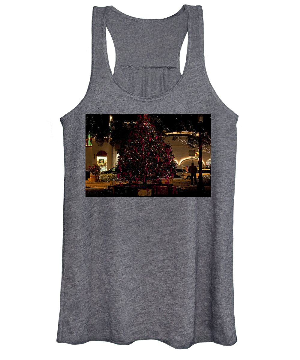 St. Augustine Women's Tank Top featuring the photograph St.AugustineLights4 by Kenneth Albin