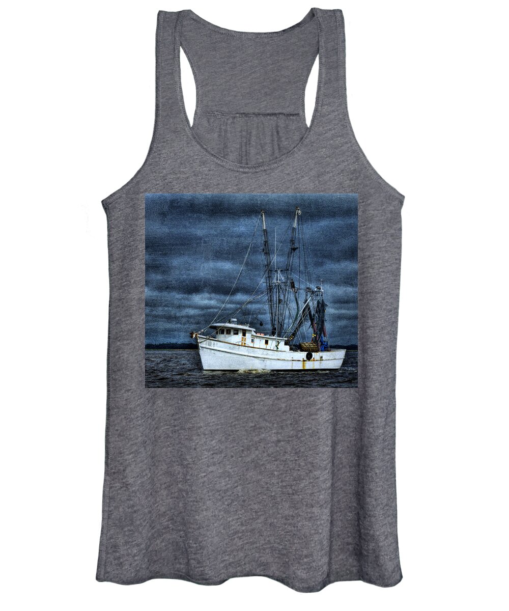 Fine Art Prints Women's Tank Top featuring the photograph Storm Is Coming by Dave Bosse