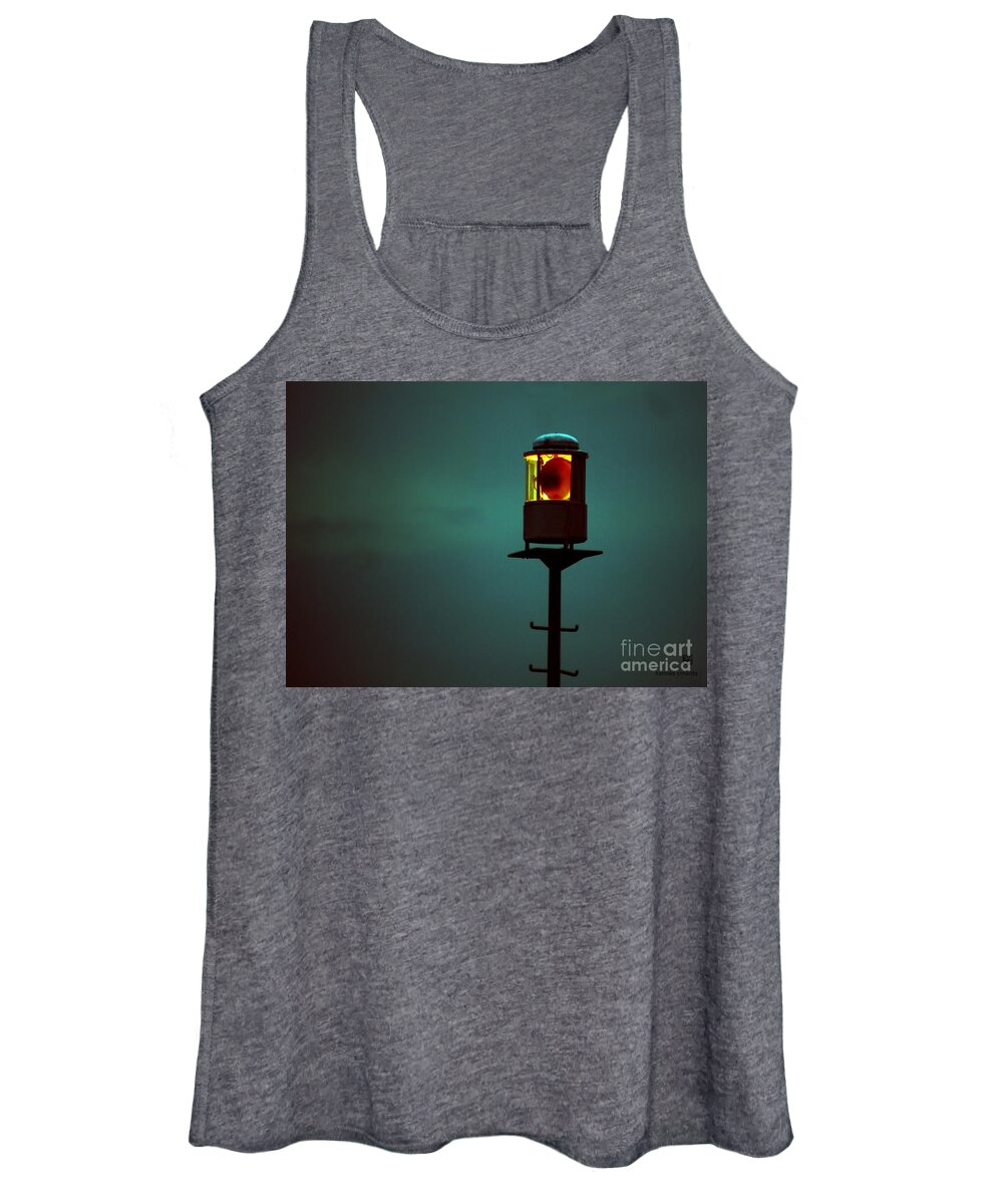 Storm Women's Tank Top featuring the photograph Storm Signal by Hannes Cmarits