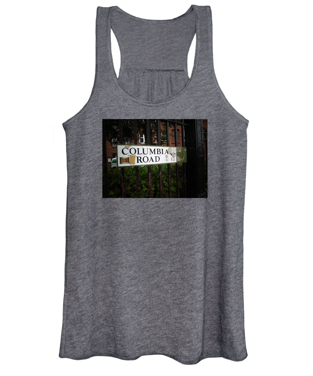 Sign Women's Tank Top featuring the photograph Street sign by Amber Blake