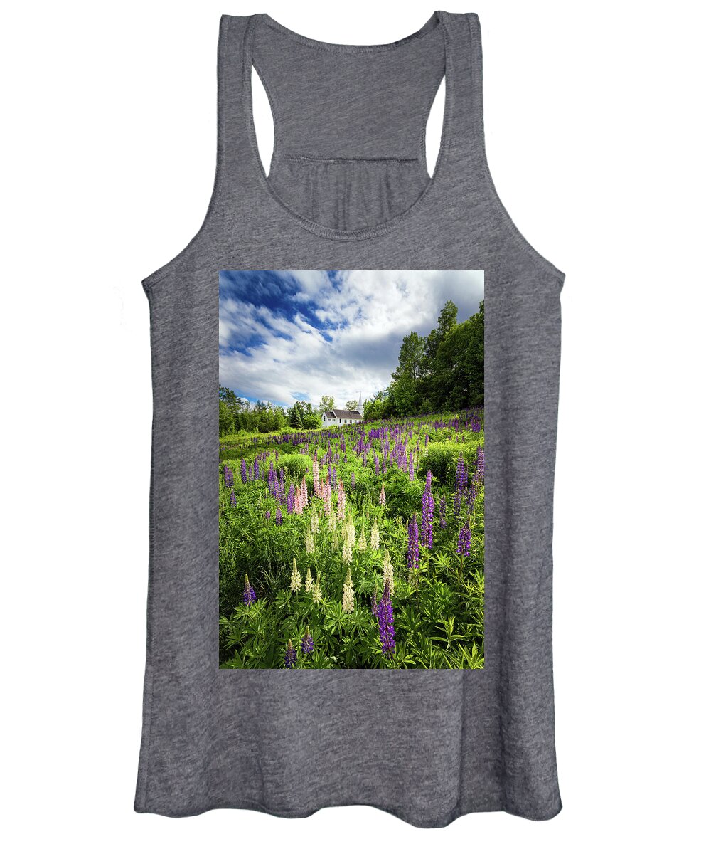 Franconia Notch Women's Tank Top featuring the photograph Sugar Hill by Robert Clifford