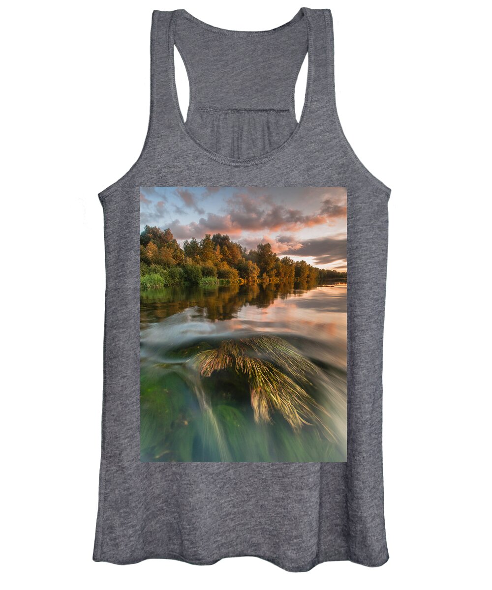 Landscape Women's Tank Top featuring the photograph Summer afternoon by Davorin Mance