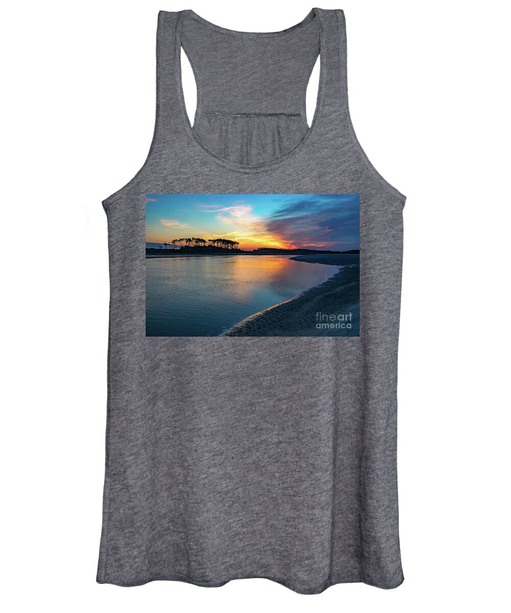North Myrtle Beach Women's Tank Top featuring the photograph Summer Sunrise at the Inlet by David Smith