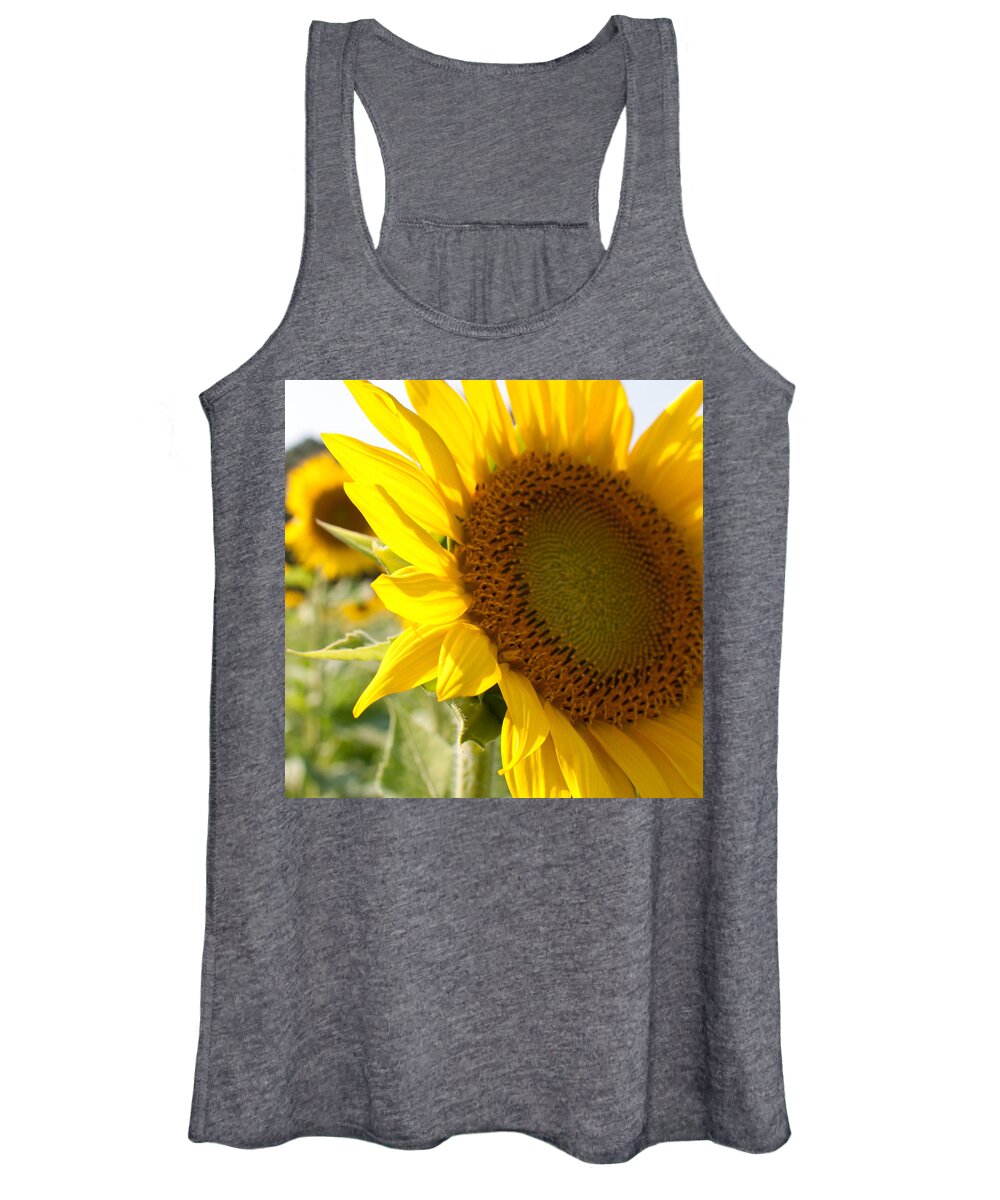 Sunflower Women's Tank Top featuring the photograph Sunflower Fields by Bjl