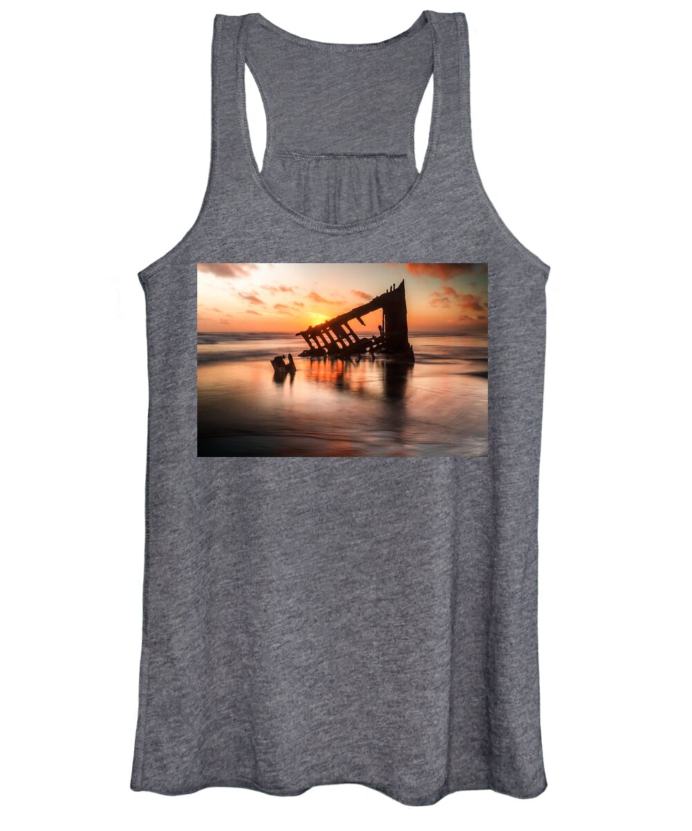 Sunset Women's Tank Top featuring the photograph Sunset Glow 0016 by Kristina Rinell