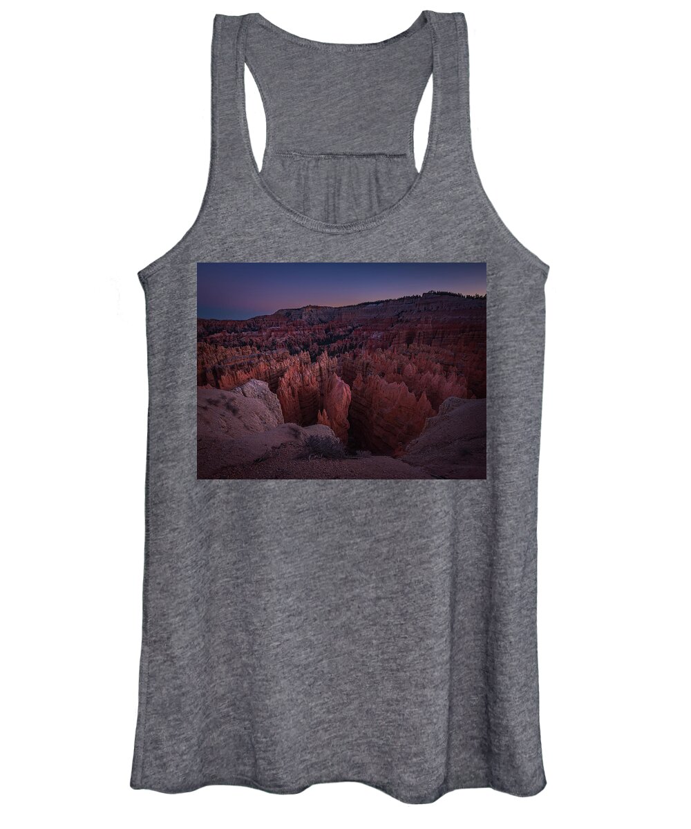 Arches Women's Tank Top featuring the photograph Sunset Point by Edgars Erglis