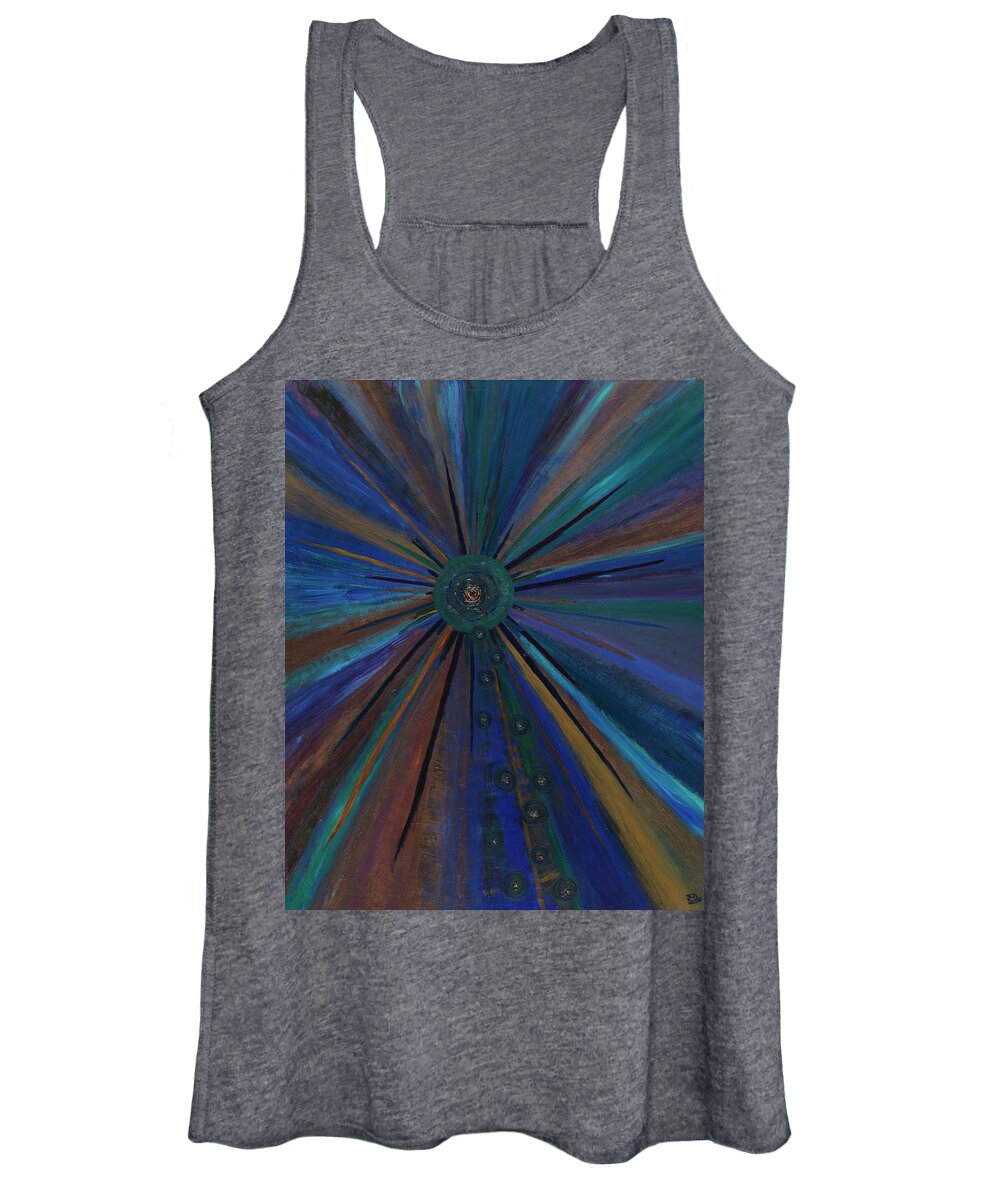 Painting Women's Tank Top featuring the painting Surprise by Annette Hadley