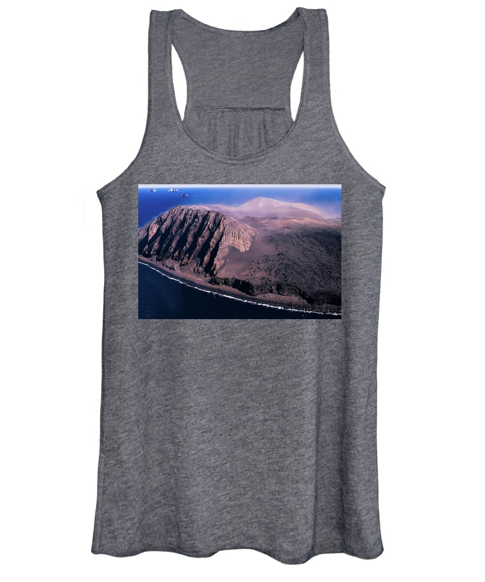 Iceland Women's Tank Top featuring the photograph Surtsey in Iceland by Richard Goldman