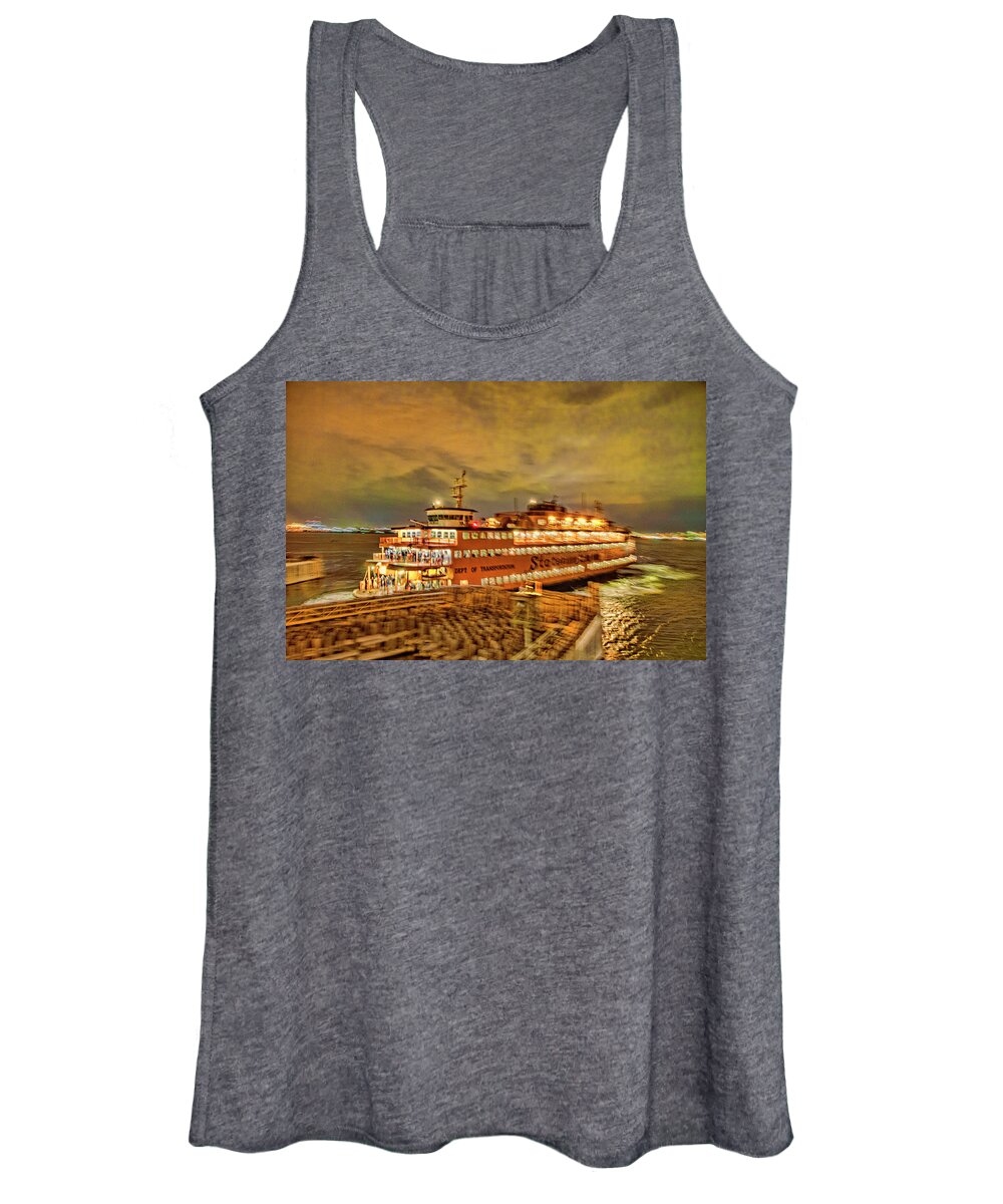Staten Island Ferry Women's Tank Top featuring the photograph Swing the Tail by S Paul Sahm