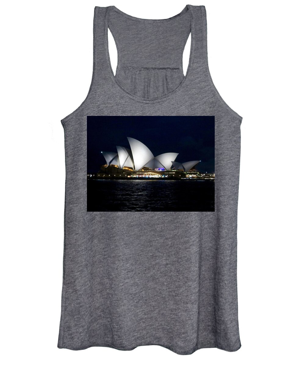 Australia Women's Tank Top featuring the photograph Sydney Opera House by Sarah Lilja