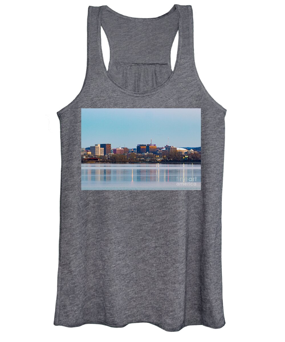 Skylines Women's Tank Top featuring the photograph Syracuse Skyline by Rod Best
