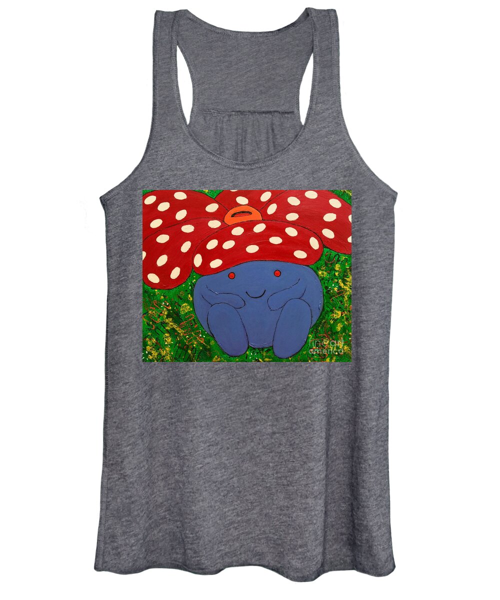 Acrylic Women's Tank Top featuring the painting Taking A Rest by Denise Railey