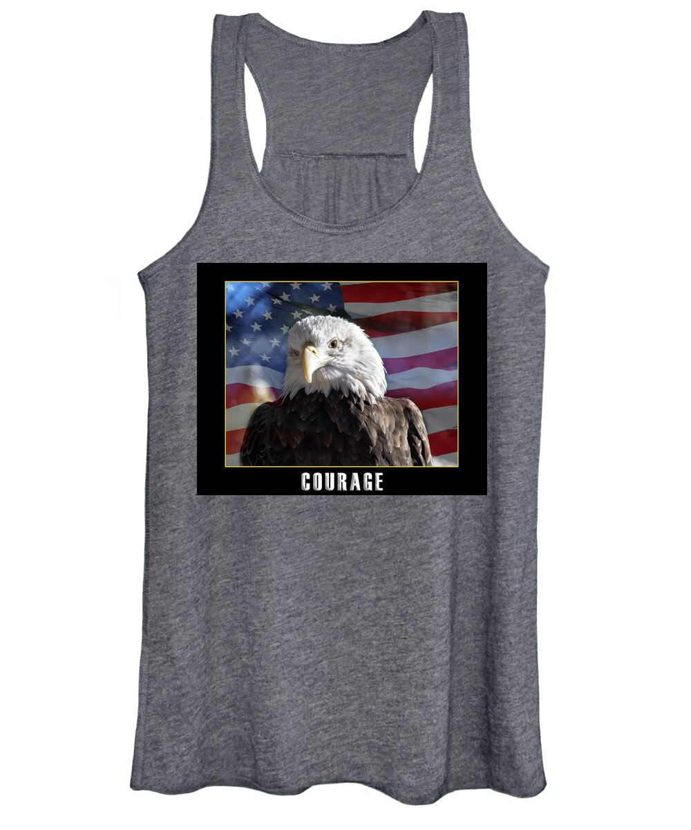 Bald Eagle Women's Tank Top featuring the photograph The American Bald Eagle by Anthony Murphy