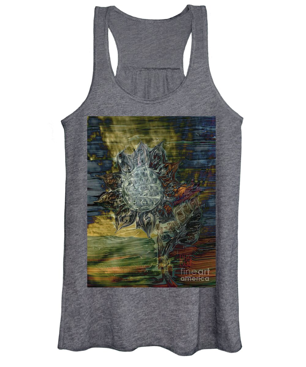 Season Women's Tank Top featuring the painting The autumn by Horst Rosenberger