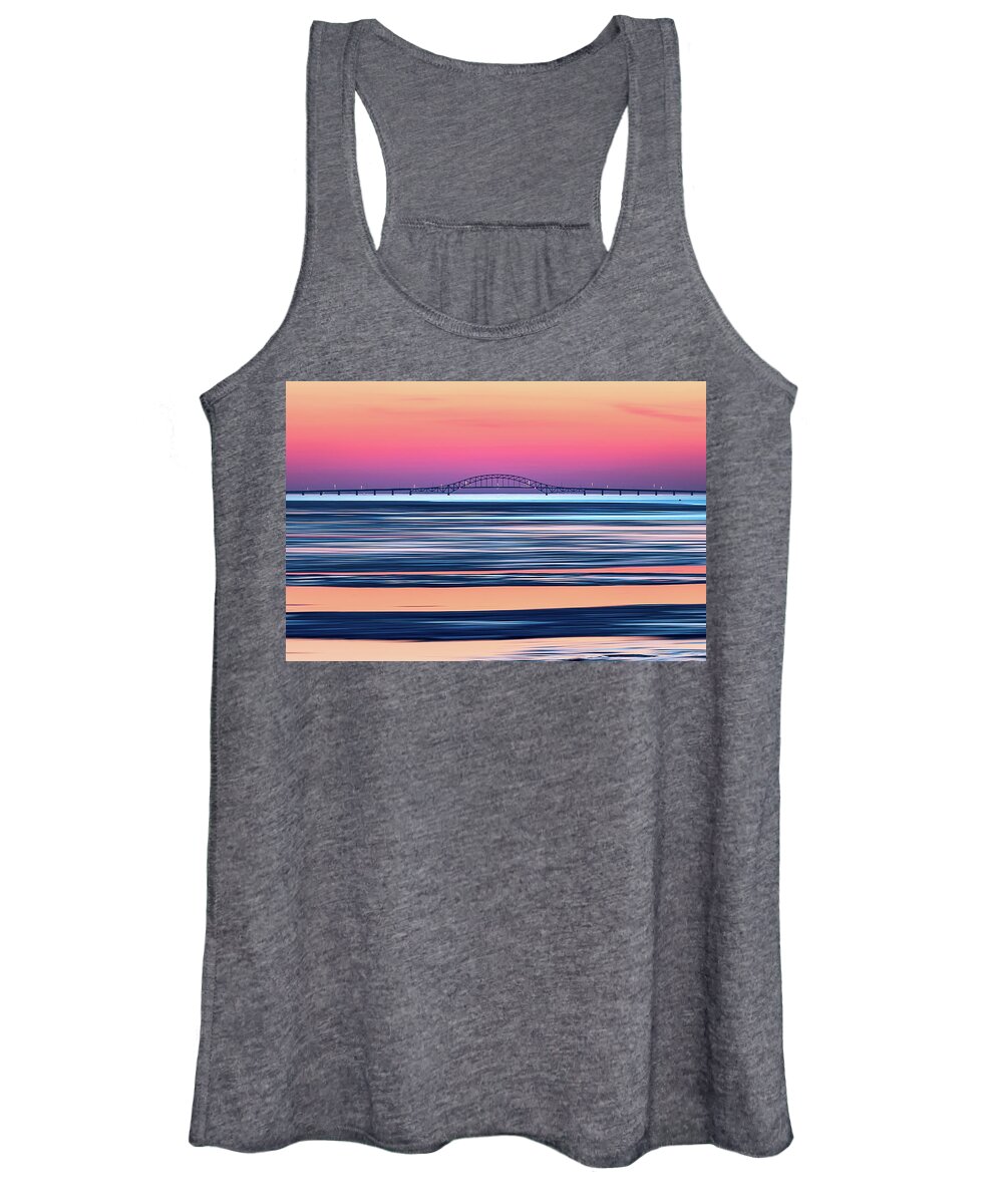 Colors Women's Tank Top featuring the photograph The Colors Under The Bridge by John Randazzo