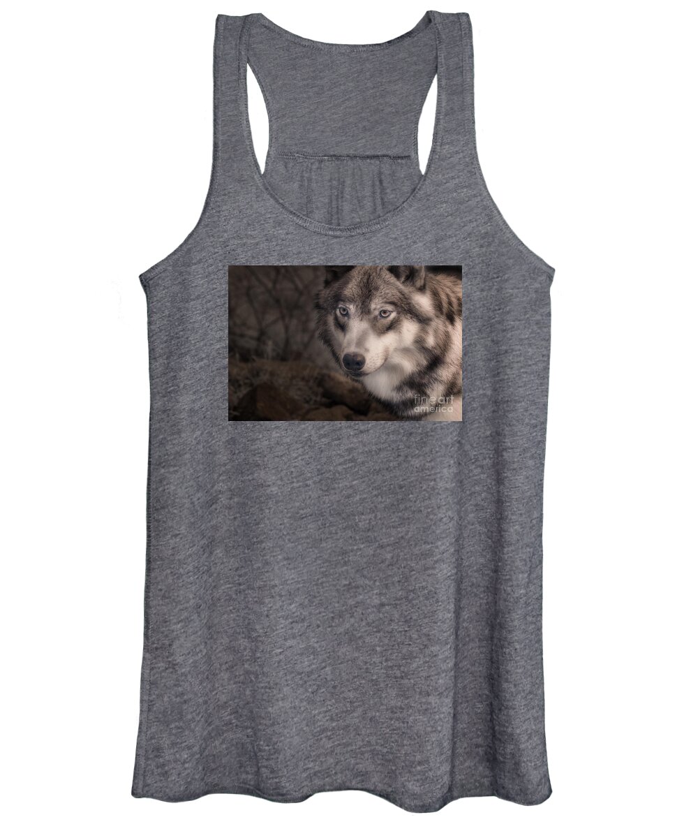 The Face Of Teton Women's Tank Top featuring the photograph The Face of Teton by William Fields