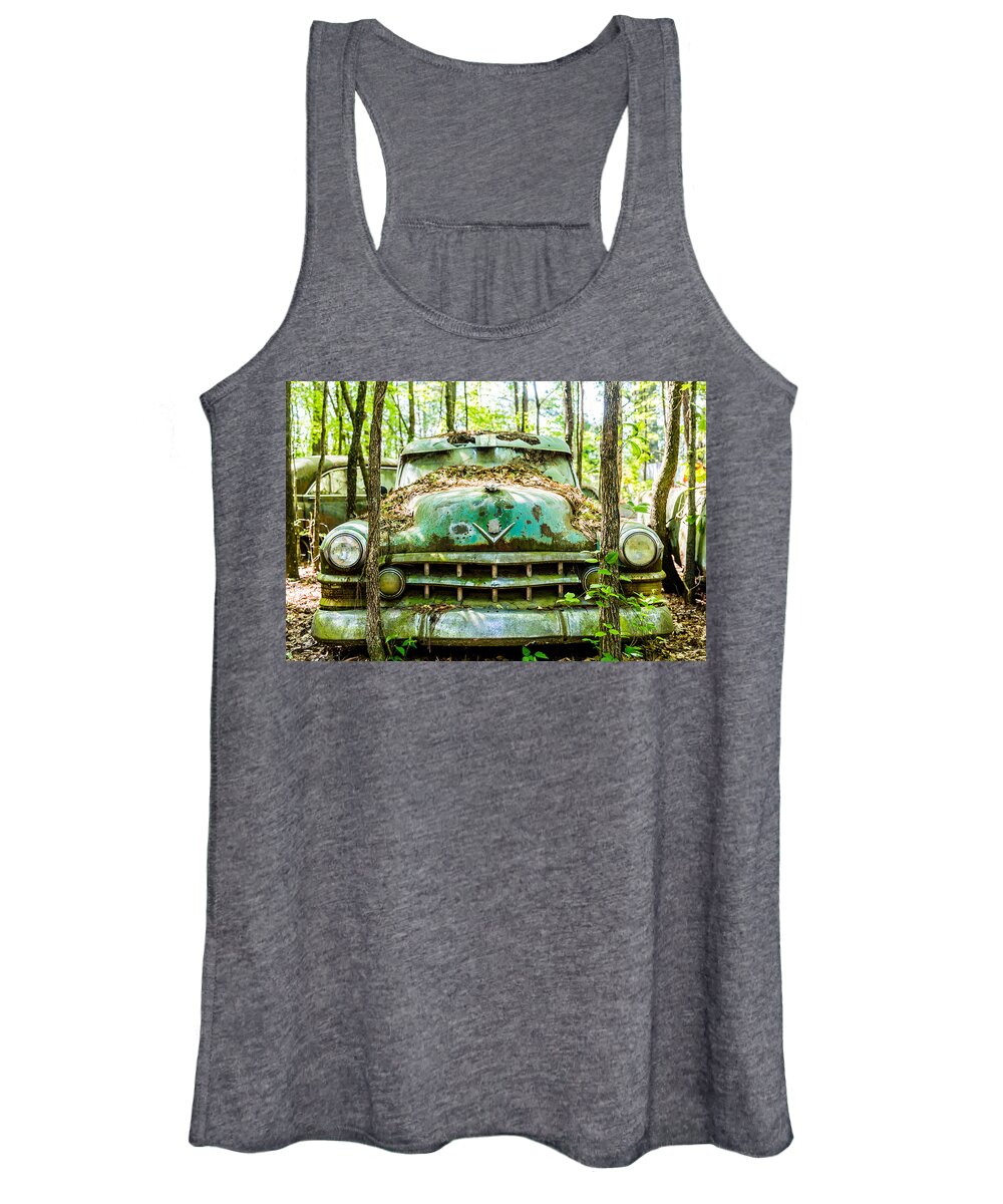 Abandoned Women's Tank Top featuring the photograph The Hulk by Darryl Brooks
