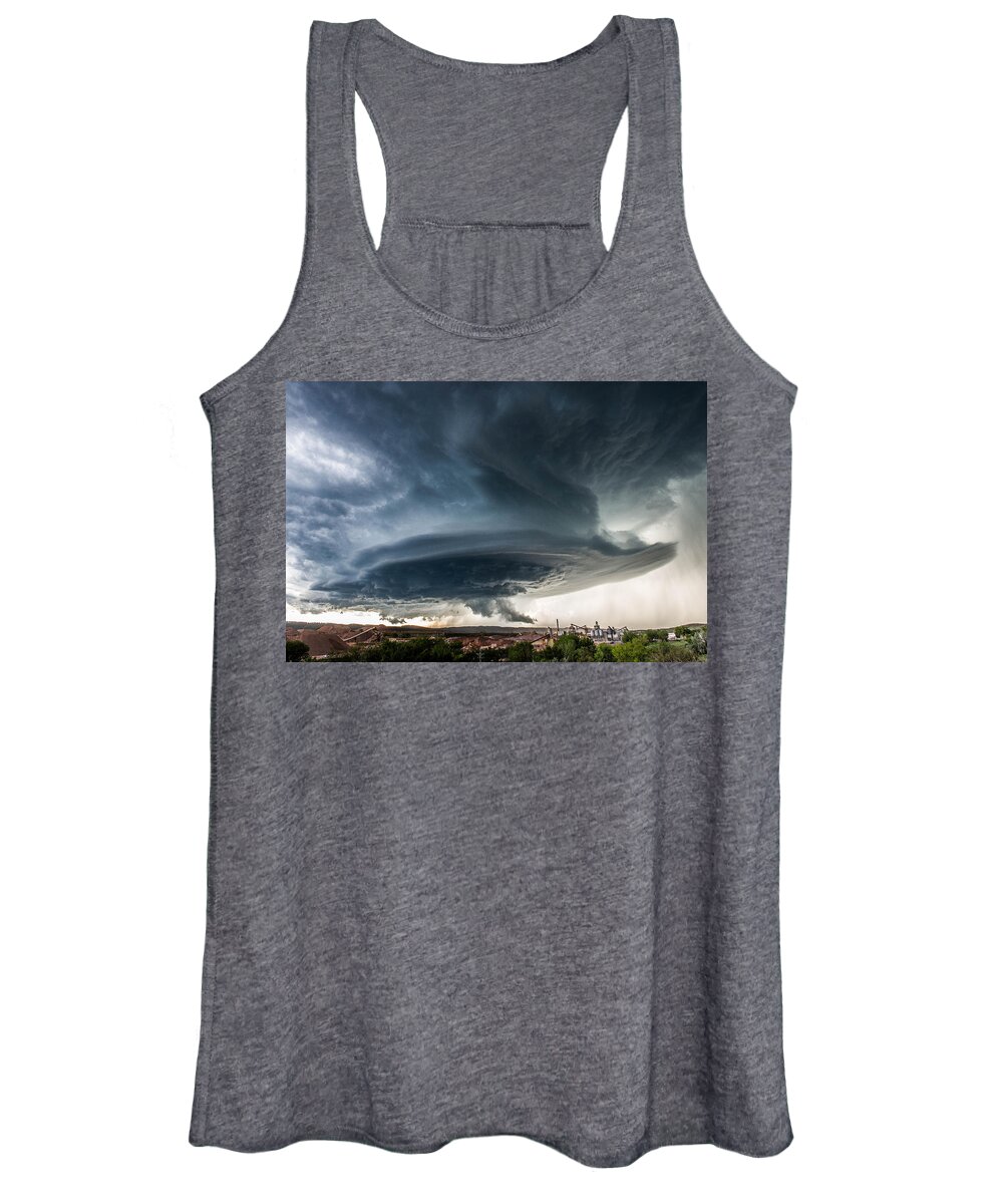 Storms Women's Tank Top featuring the photograph The Invasion by Marcus Hustedde