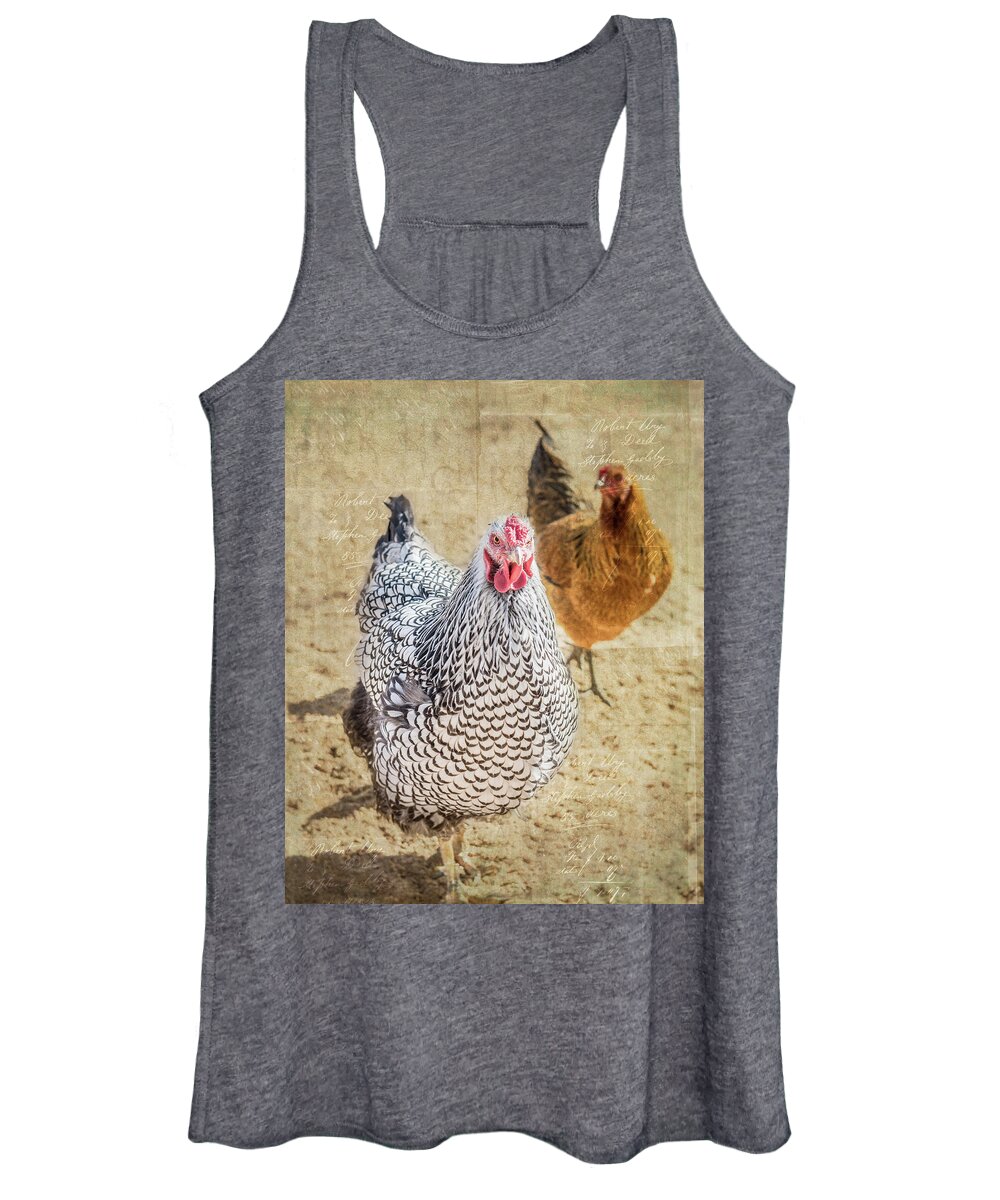 Ladies Women's Tank Top featuring the photograph The Ladies by Jennifer Grossnickle