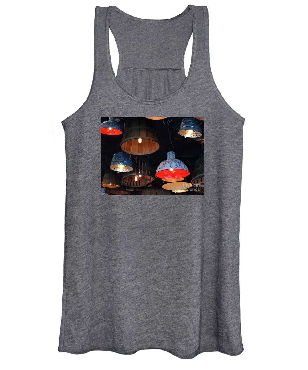 Lights Women's Tank Top featuring the photograph The Lights Above by Rick Locke - Out of the Corner of My Eye
