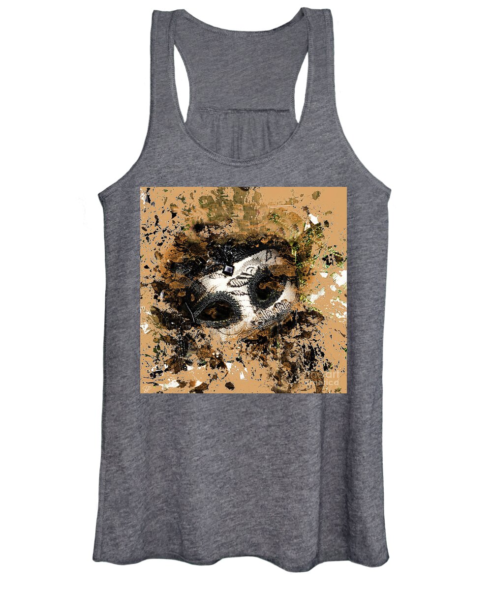 Mask Women's Tank Top featuring the photograph The Mask of Fiction by LemonArt Photography