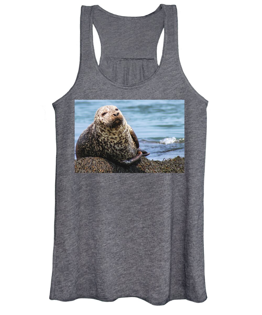 Seal Women's Tank Top featuring the photograph The Most Interesting Seal by Holly Ross
