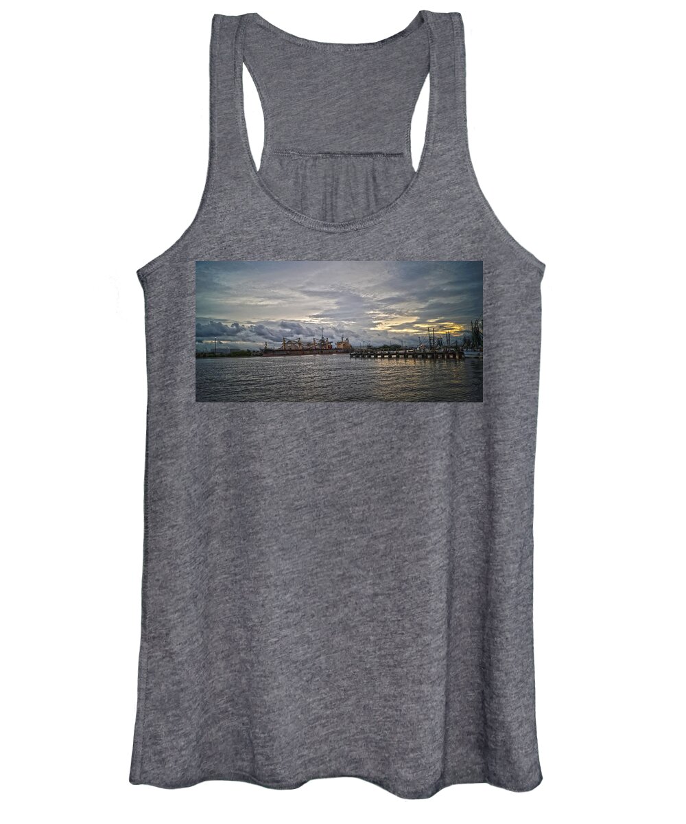 Port Women's Tank Top featuring the photograph The Port by Chauncy Holmes