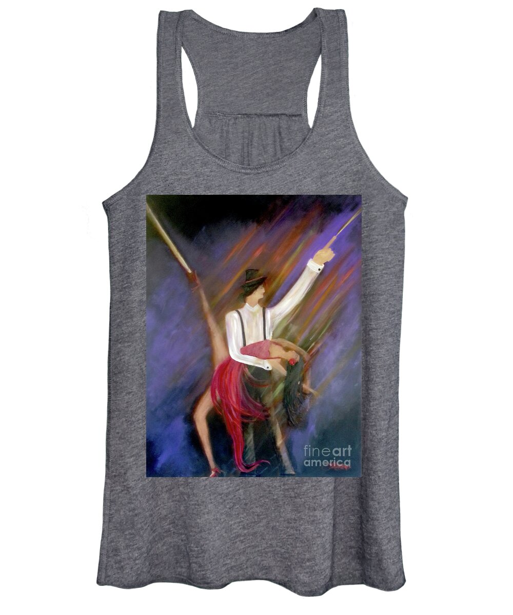 Dance Women's Tank Top featuring the painting The Power Of Dance by Artist Linda Marie