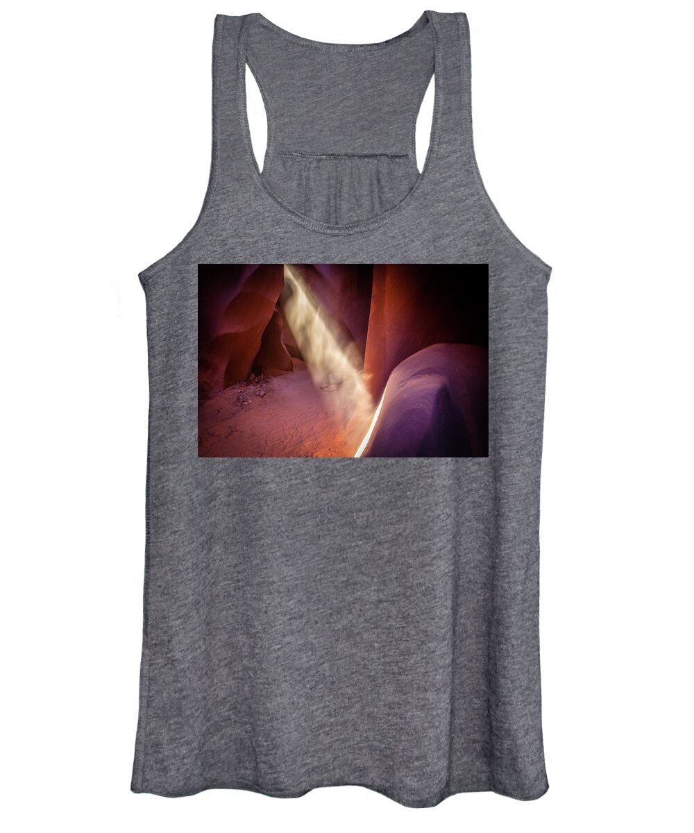 Amaizing Women's Tank Top featuring the photograph The Ray Of Light by Edgars Erglis