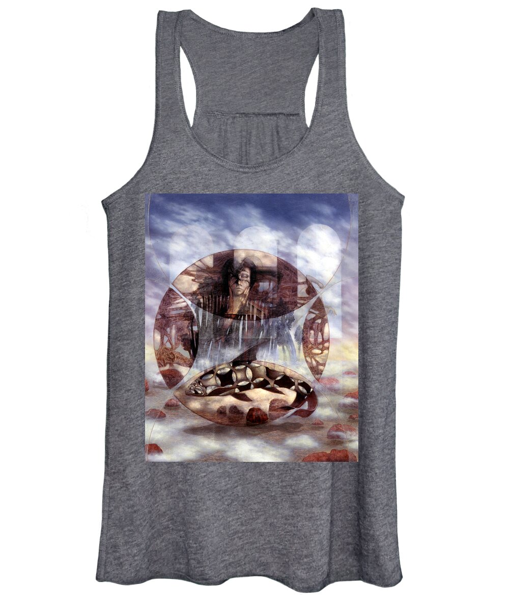 Water Women's Tank Top featuring the painting The Source by William Stoneham