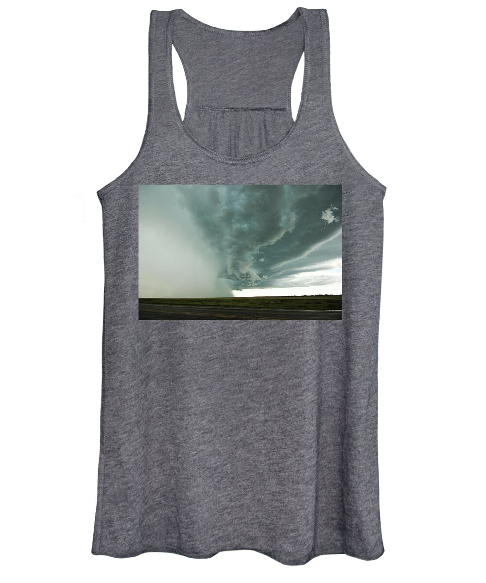 Clouds Women's Tank Top featuring the photograph The Stoneham Shelf by Ryan Crouse