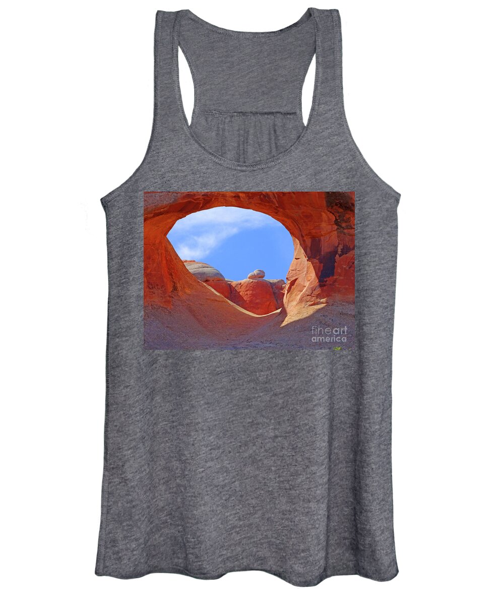 Arch Women's Tank Top featuring the photograph The View Beyond by Eunice Warfel