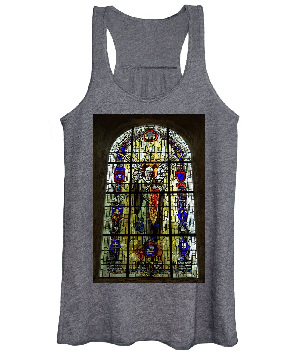 Stained Glass Women's Tank Top featuring the photograph They Have Come Back by John Daly