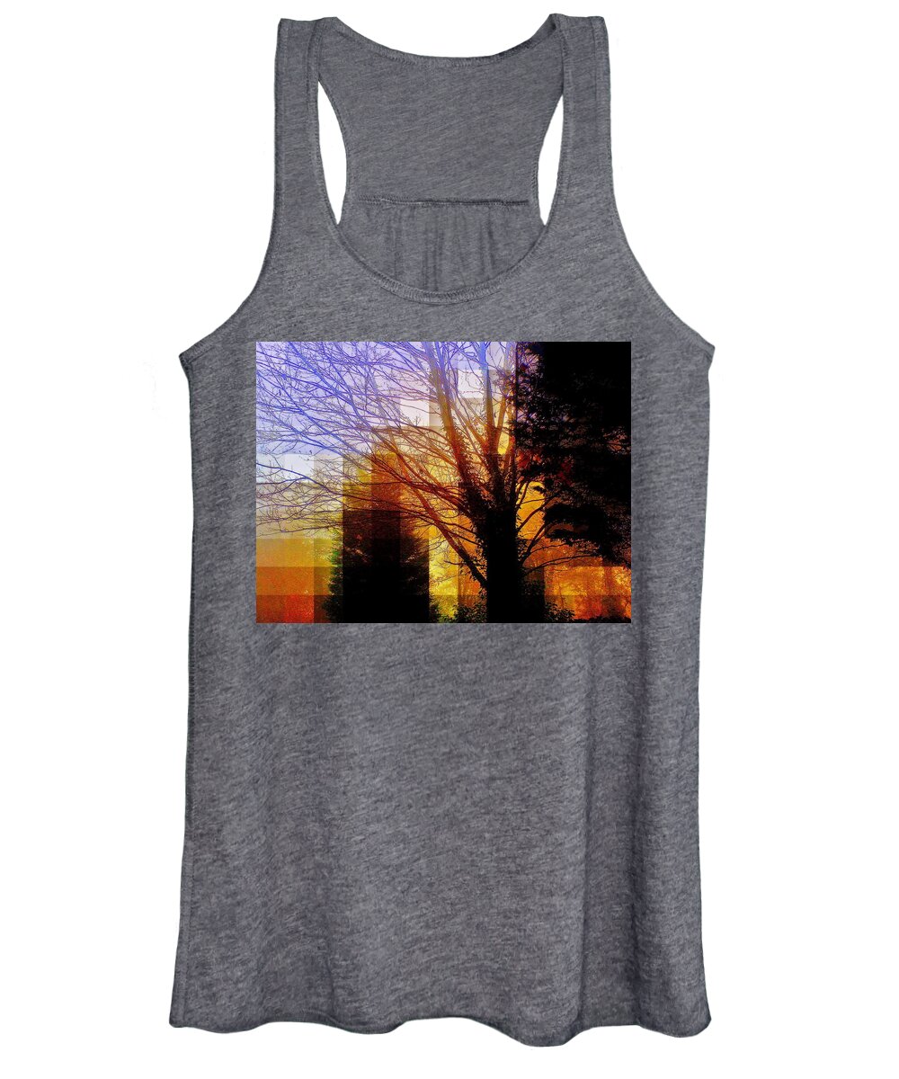 Tree Women's Tank Top featuring the photograph This Is Morning by Andy Rhodes