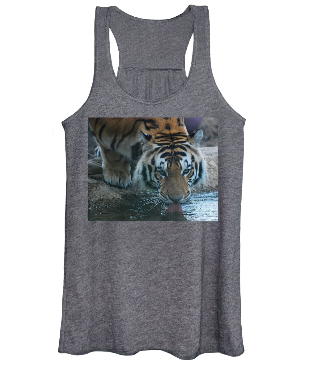 Fine Art Women's Tank Top featuring the photograph Those Eyes by Maggy Marsh