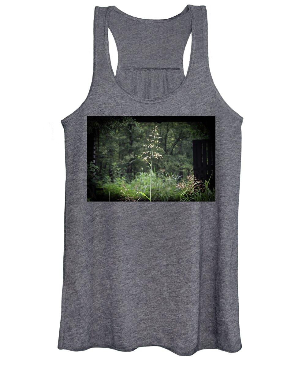 Nature Women's Tank Top featuring the photograph Through The Barn by John Benedict