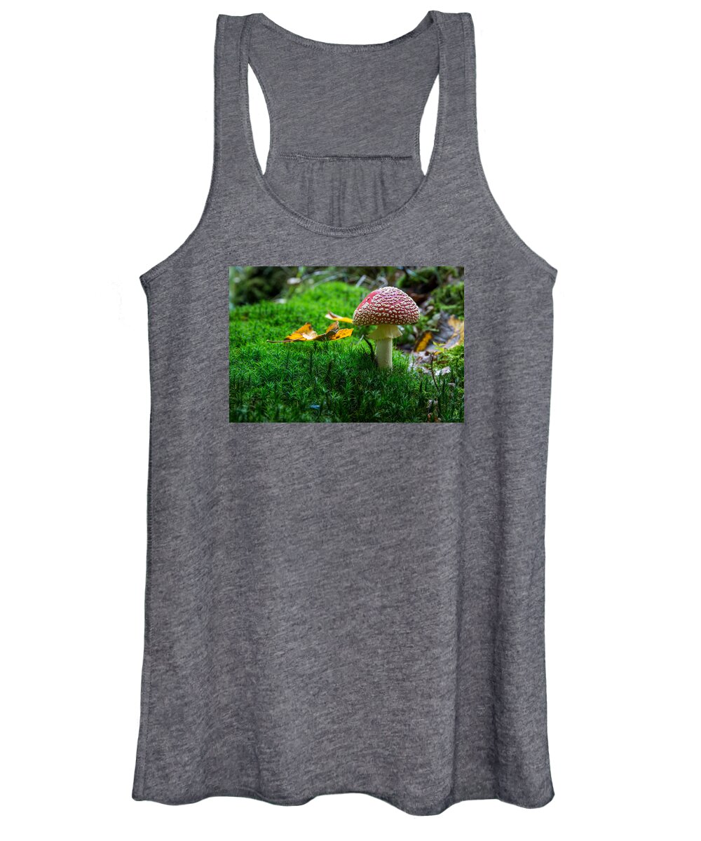 Toadstool Women's Tank Top featuring the photograph Toadstool by Andreas Levi